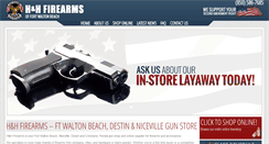 Desktop Screenshot of hnhfirearms.com