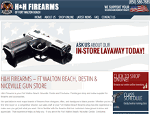 Tablet Screenshot of hnhfirearms.com